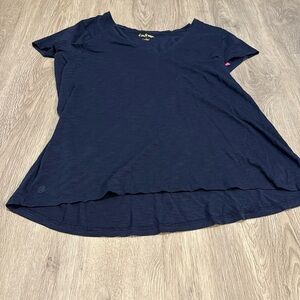NWT Lilly Pulitzer Etta v. Neck  top true navy